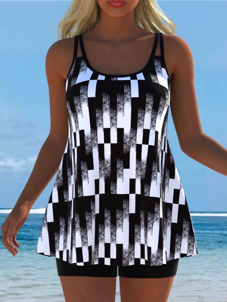 Swimwear - Neue Tankini-Badebekleidung Tankini-Set Sexy Badeanzug Damen