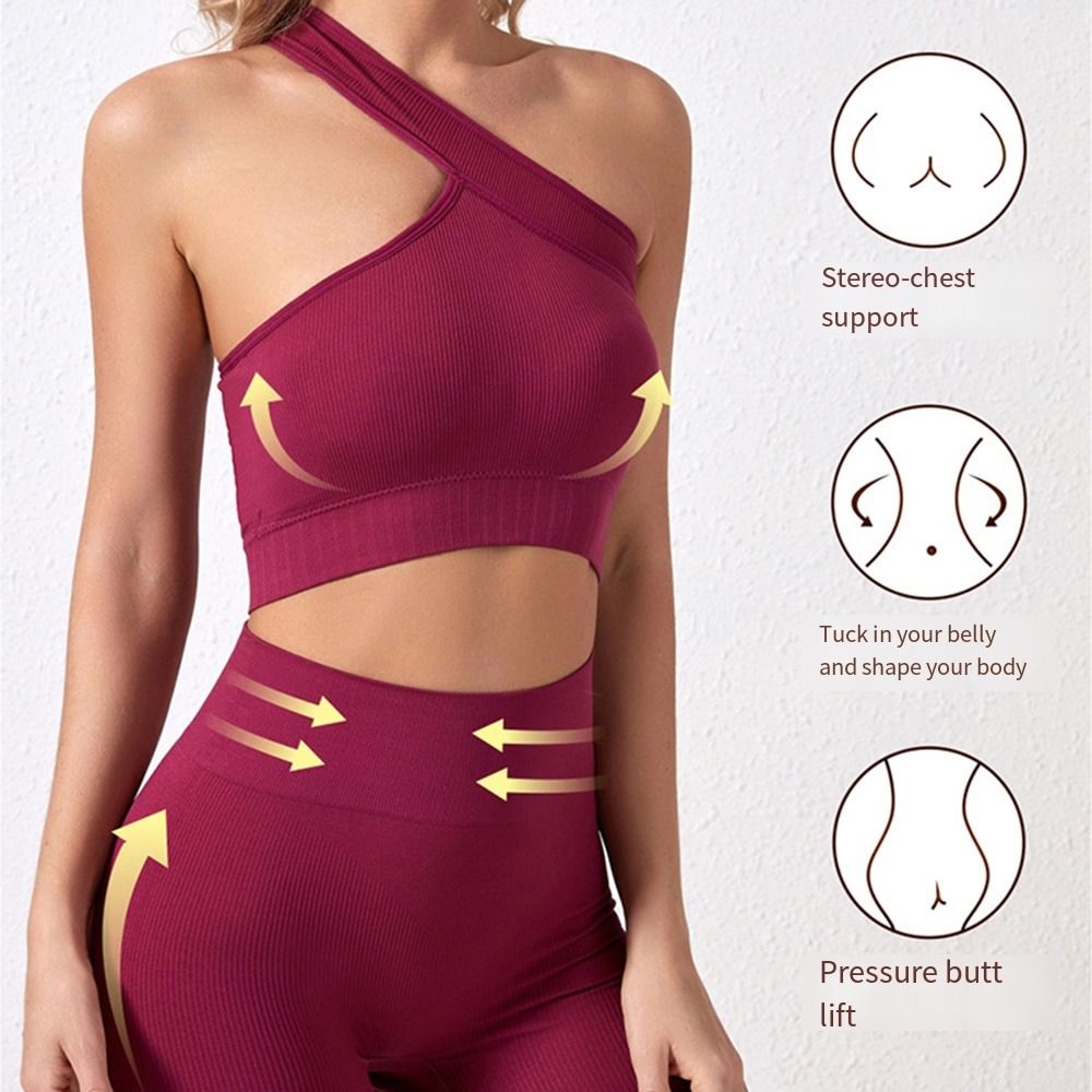 2Pcs Wiederverwendbare Nahtlos – Seamless Ribbed Workout Tank Top Bewertung und Preis