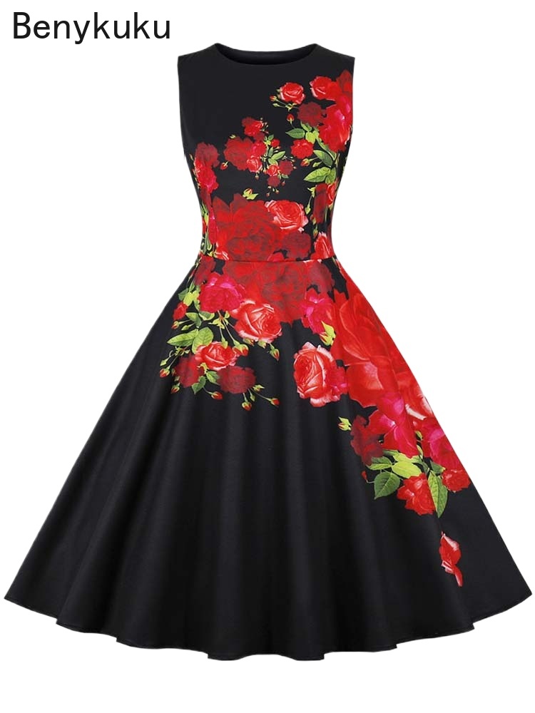 1950er Jahre Vintage Sommerkle – French Vintage Floral Midi Dress Bewertung und Preis