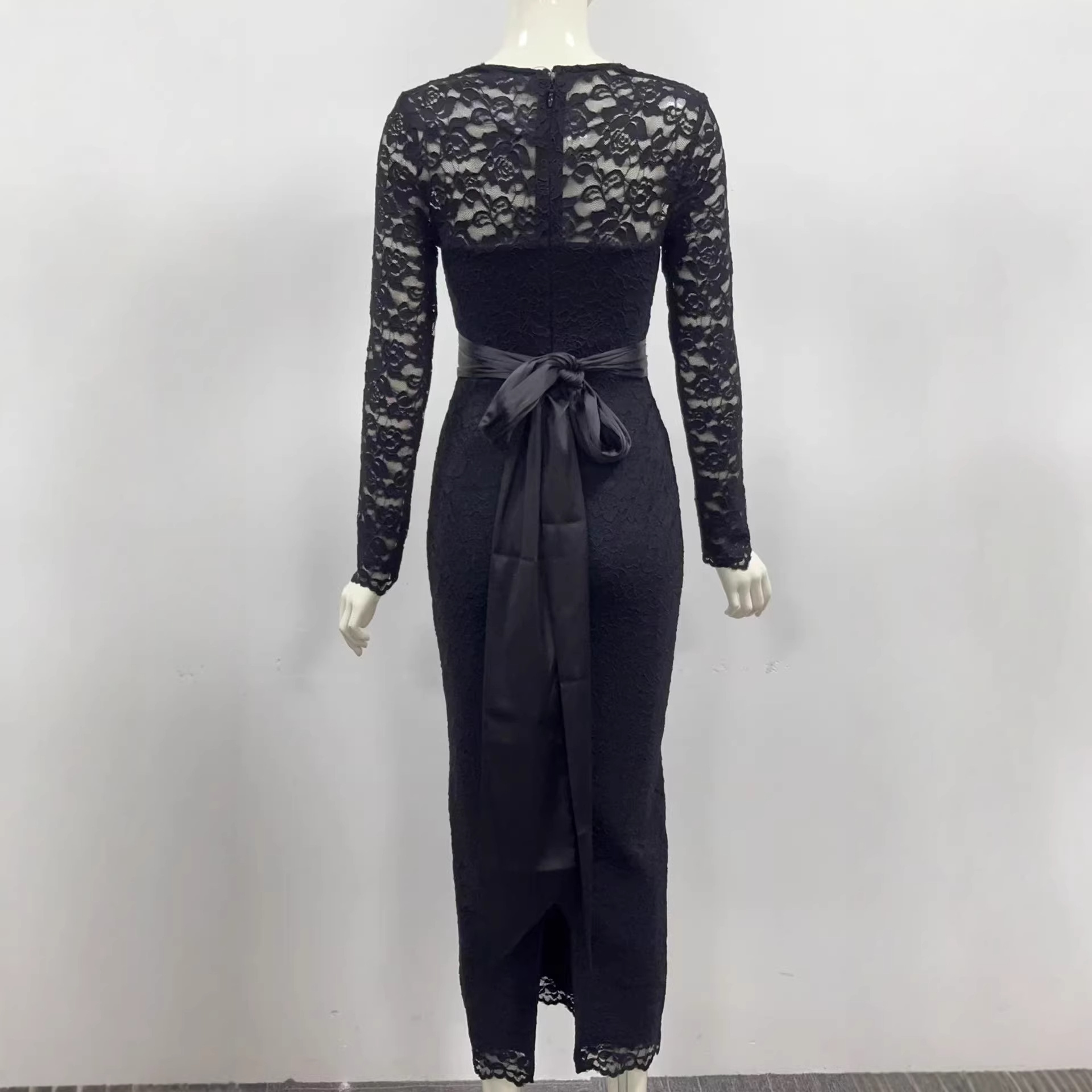 Sexy Langarm-Spitzenkleid Figu – Sexy Mesh Sheer Bodycon Dress Bewertung und Preis