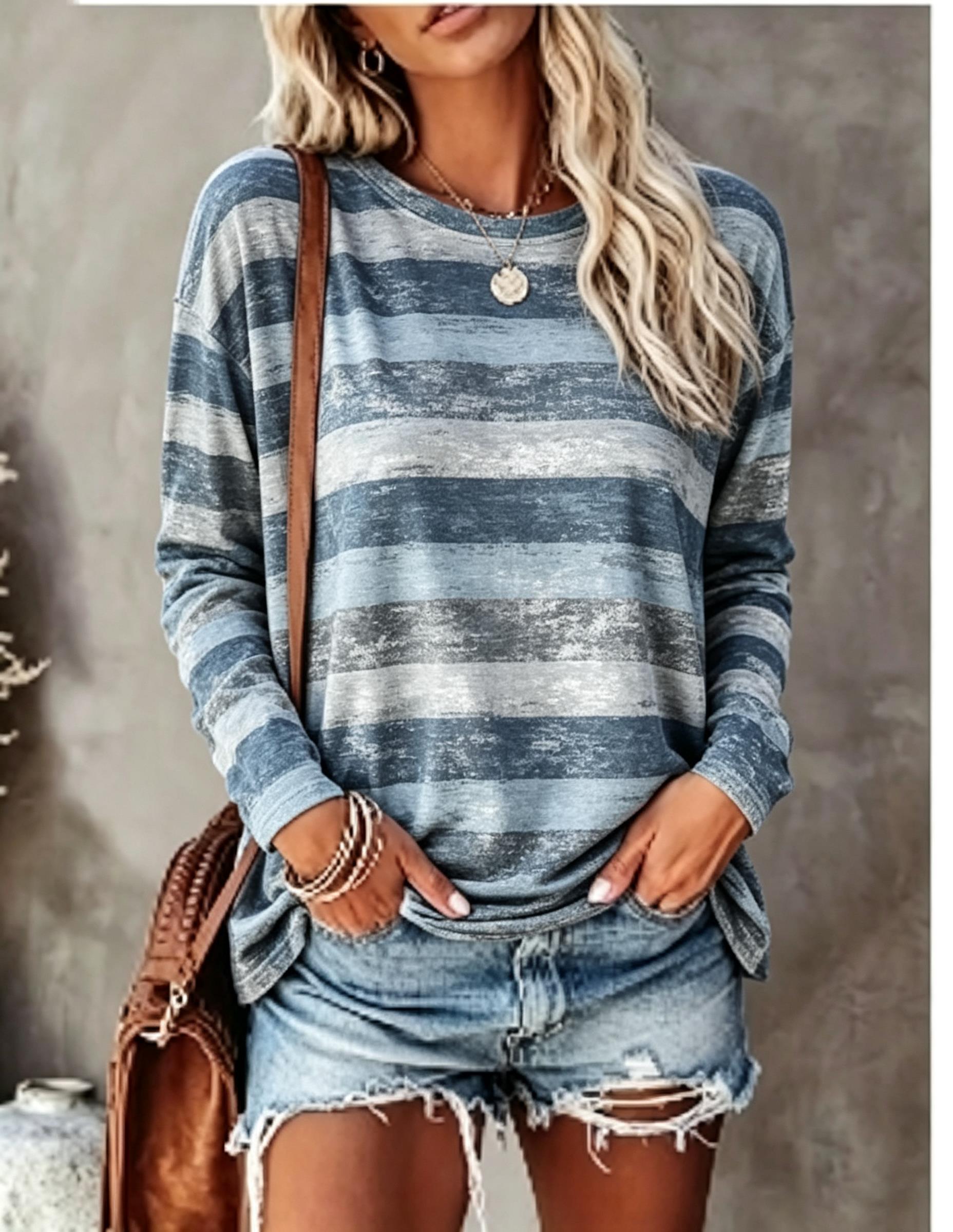 Damen-Langarm-T-Shirt, Vintage – Blouses Bewertung und Preis
