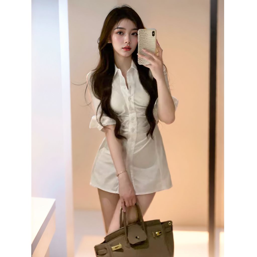 Pure Desire Koreanisches Desig – Korean Style A Line Shirt Dress Bewertung und Preis