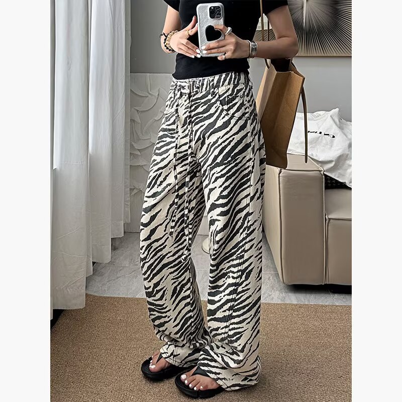 Zebra-Muster Damen-Jeans, Vint – Jeans Bewertung und Preis