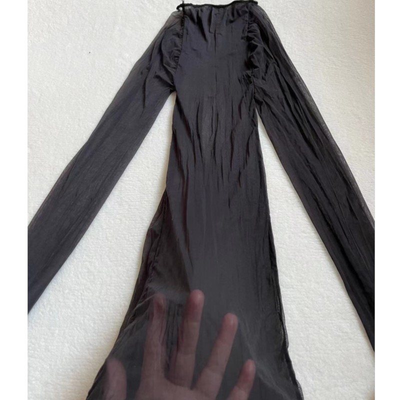 Transparente, Glatte, Sexy Bod – Sexy Mesh Sheer Bodycon Dress Bewertung und Preis